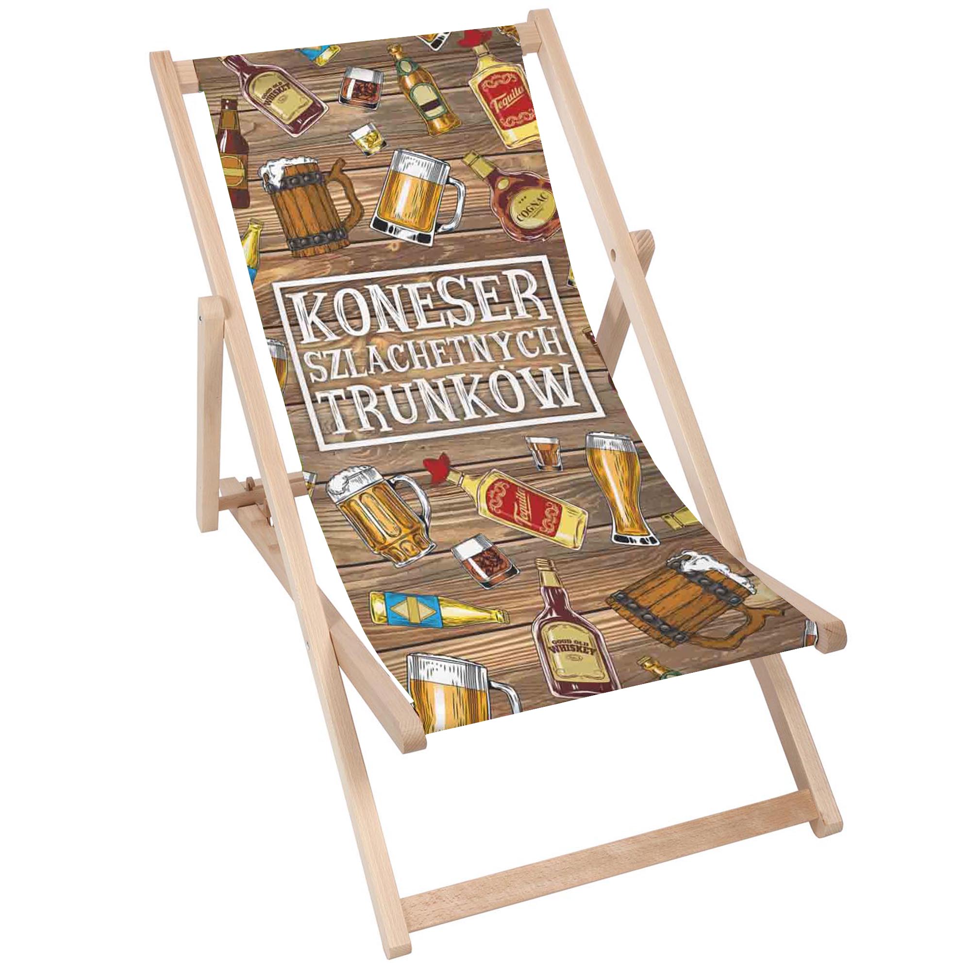 Set Deck Chair and Table Dad Connoisseur of Fine Drinks