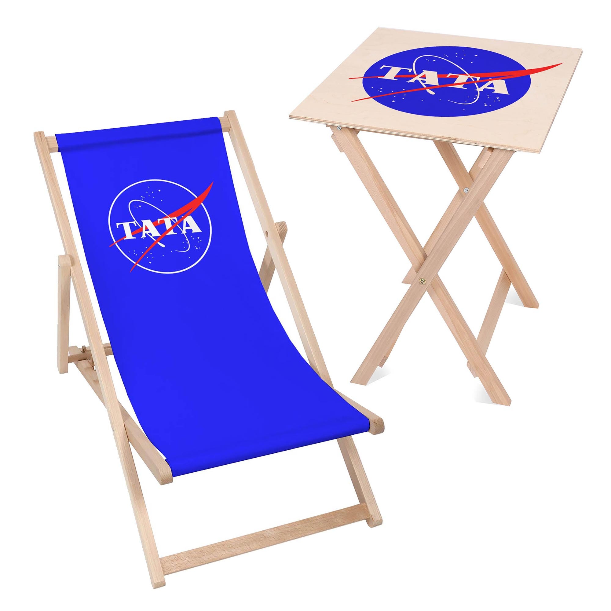 Deck Chair and Table Set Dad Galaxy