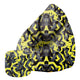 Puf Pearshape s podnožkou Abstraction