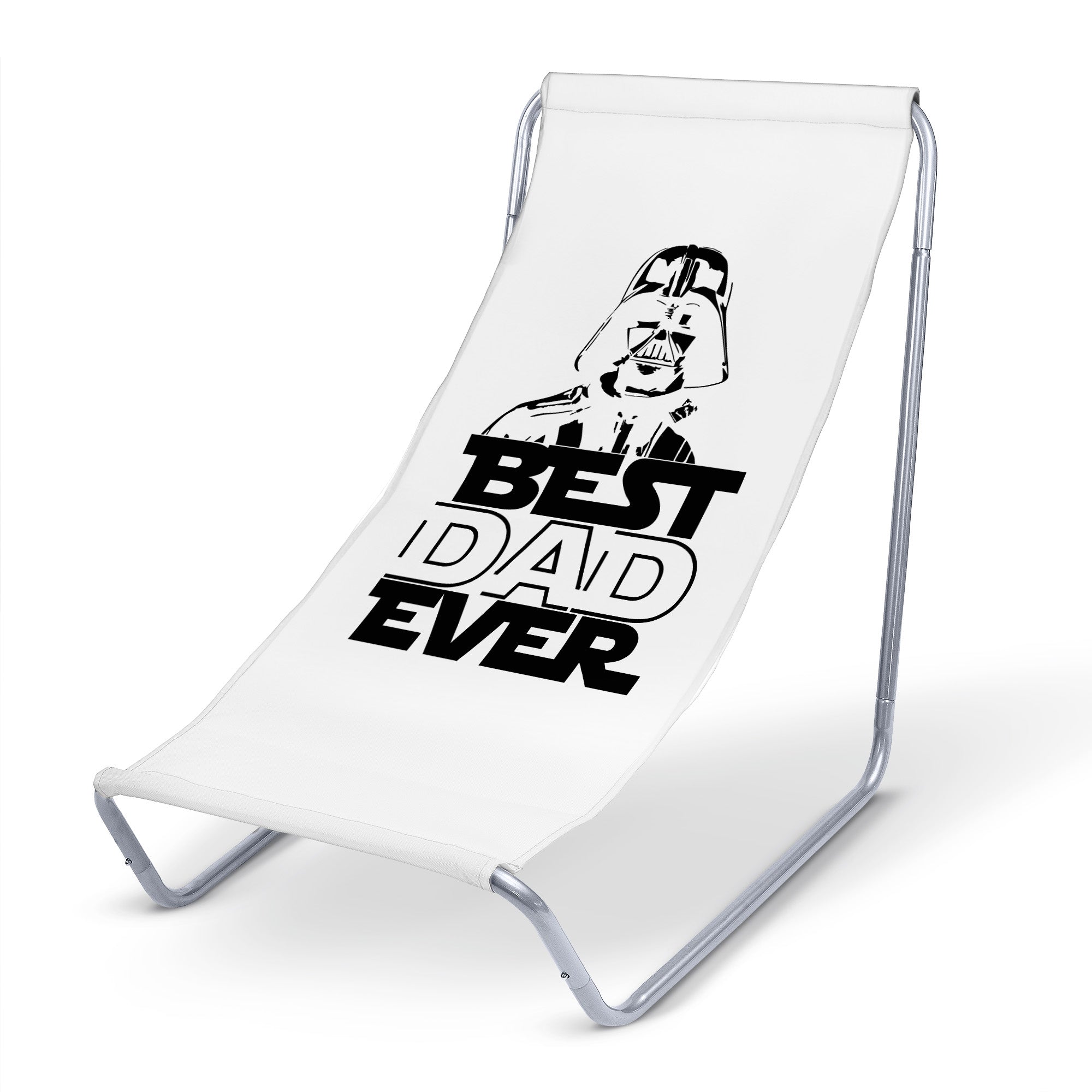 Leżak metalowy Best Dad Ever White