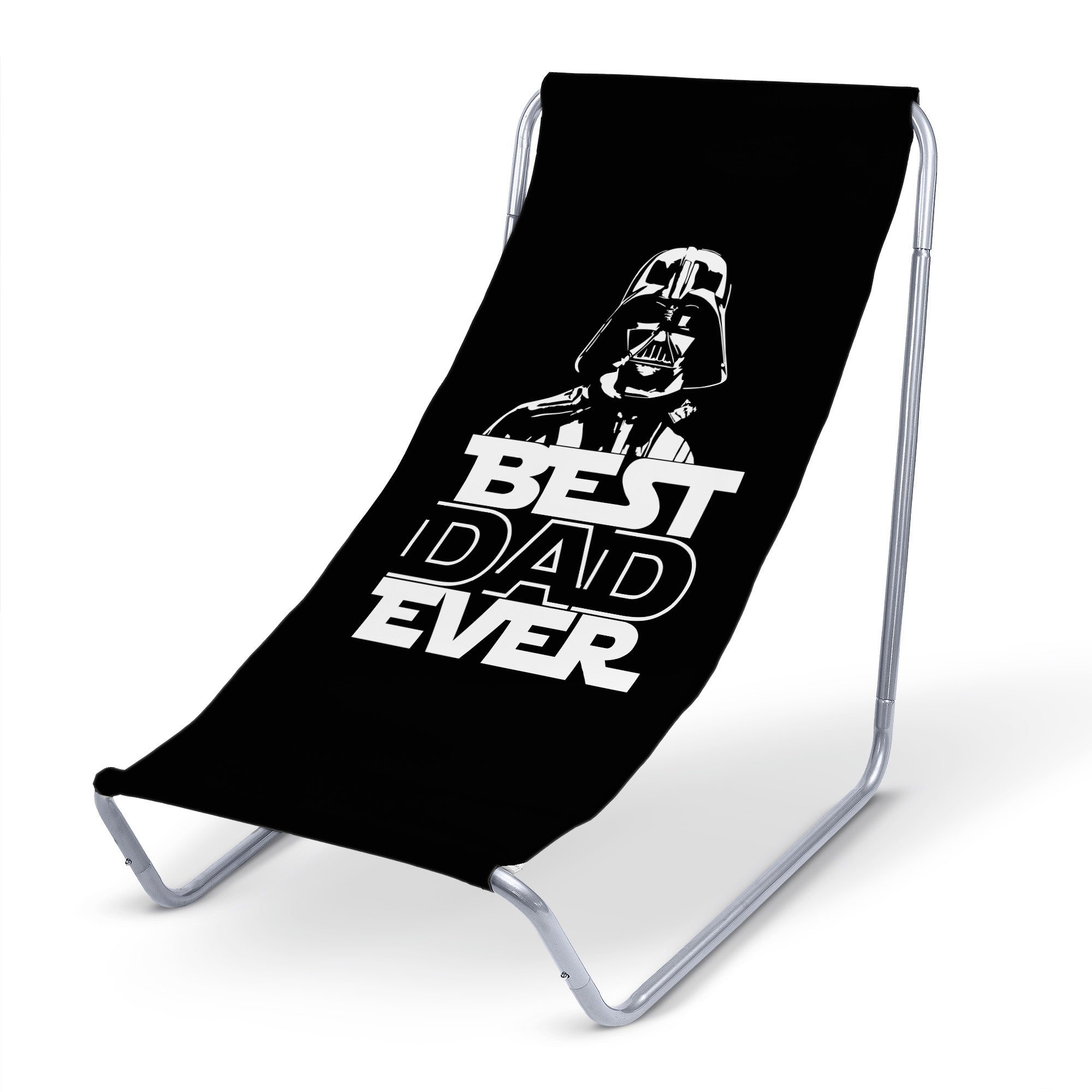 Leżak metalowy Best Dad Ever Black