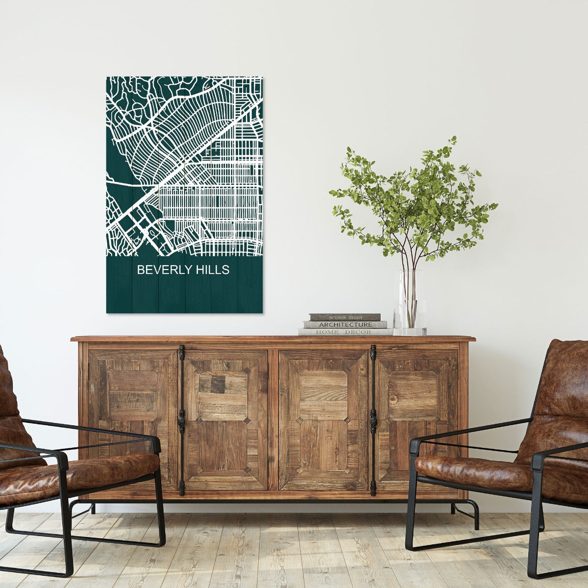 Obraz Drevo Beverly Hills-20x30 cm