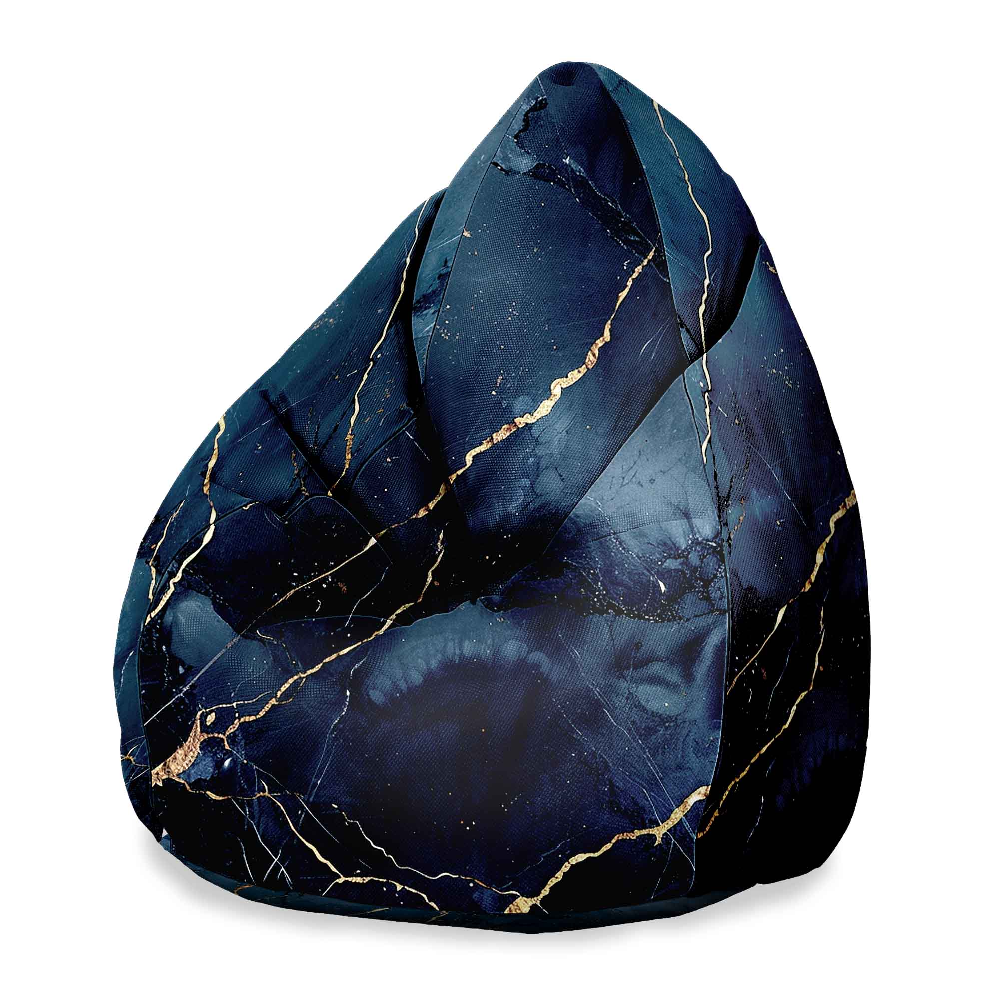 Puf Pearshape Black Mystery-M-Velvet