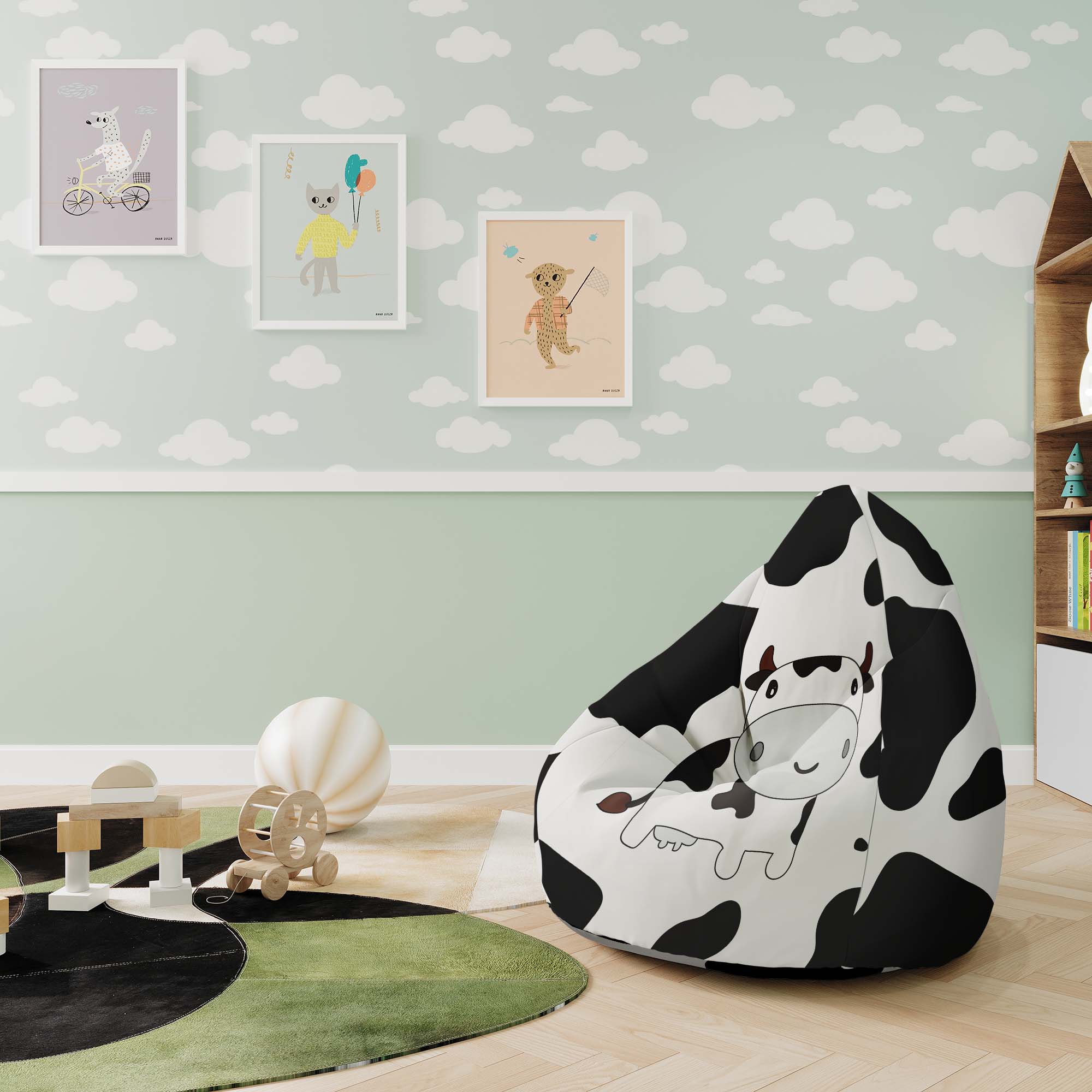 Sitzsack Pearshape Bobby Moo-S