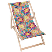 Leżak drewniany Botanical Floral Geometric Pattern-S
