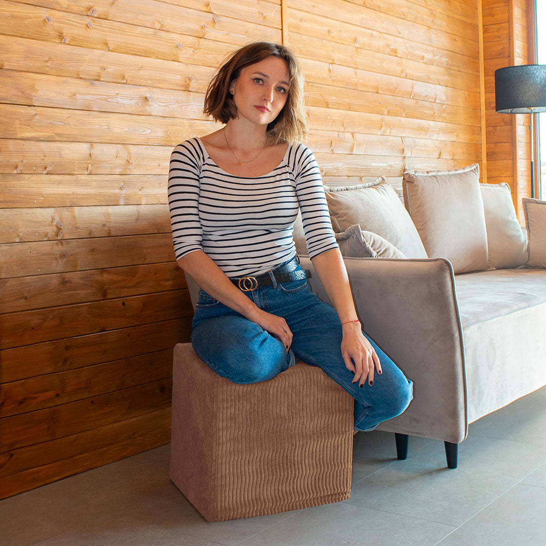 Puf Qubik Brown Bear