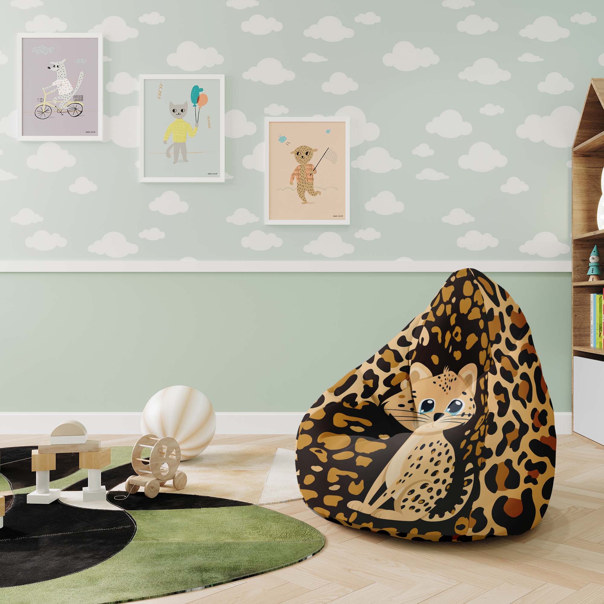 Sitzsack Pearshape Cheetoo-M