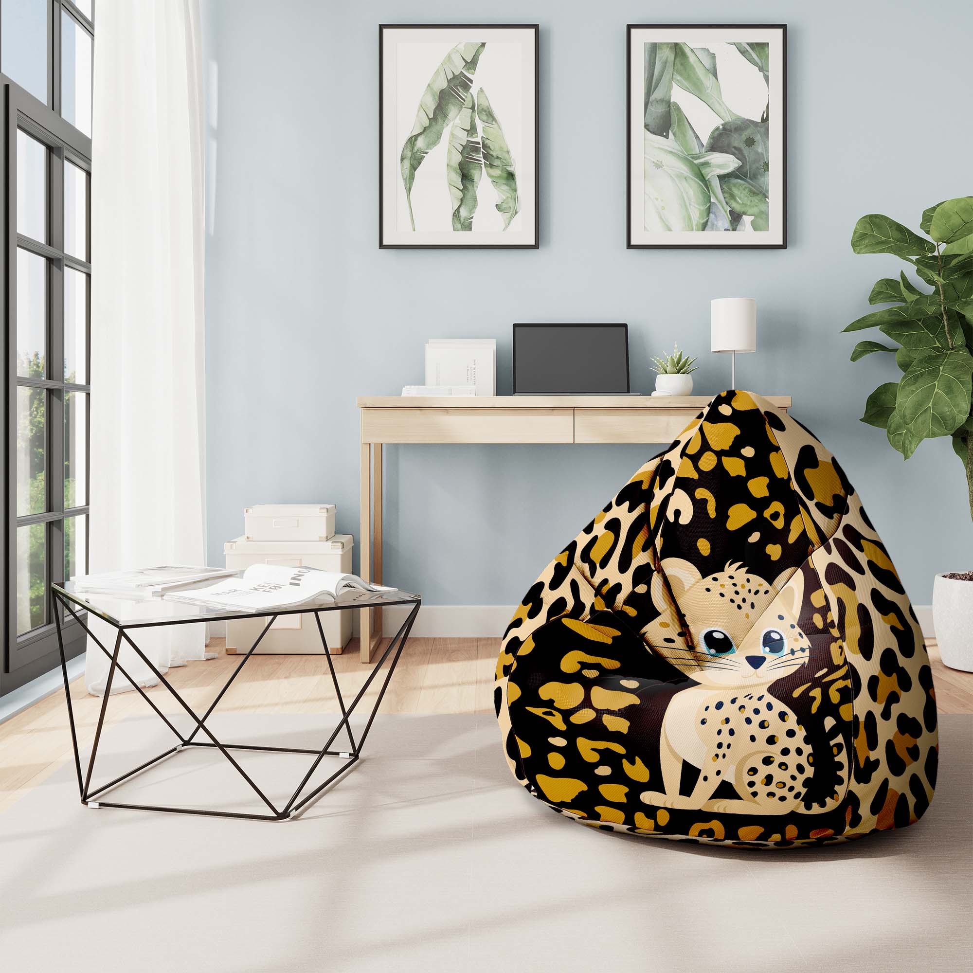 Sitzsack Pearshape Cheetoo-M
