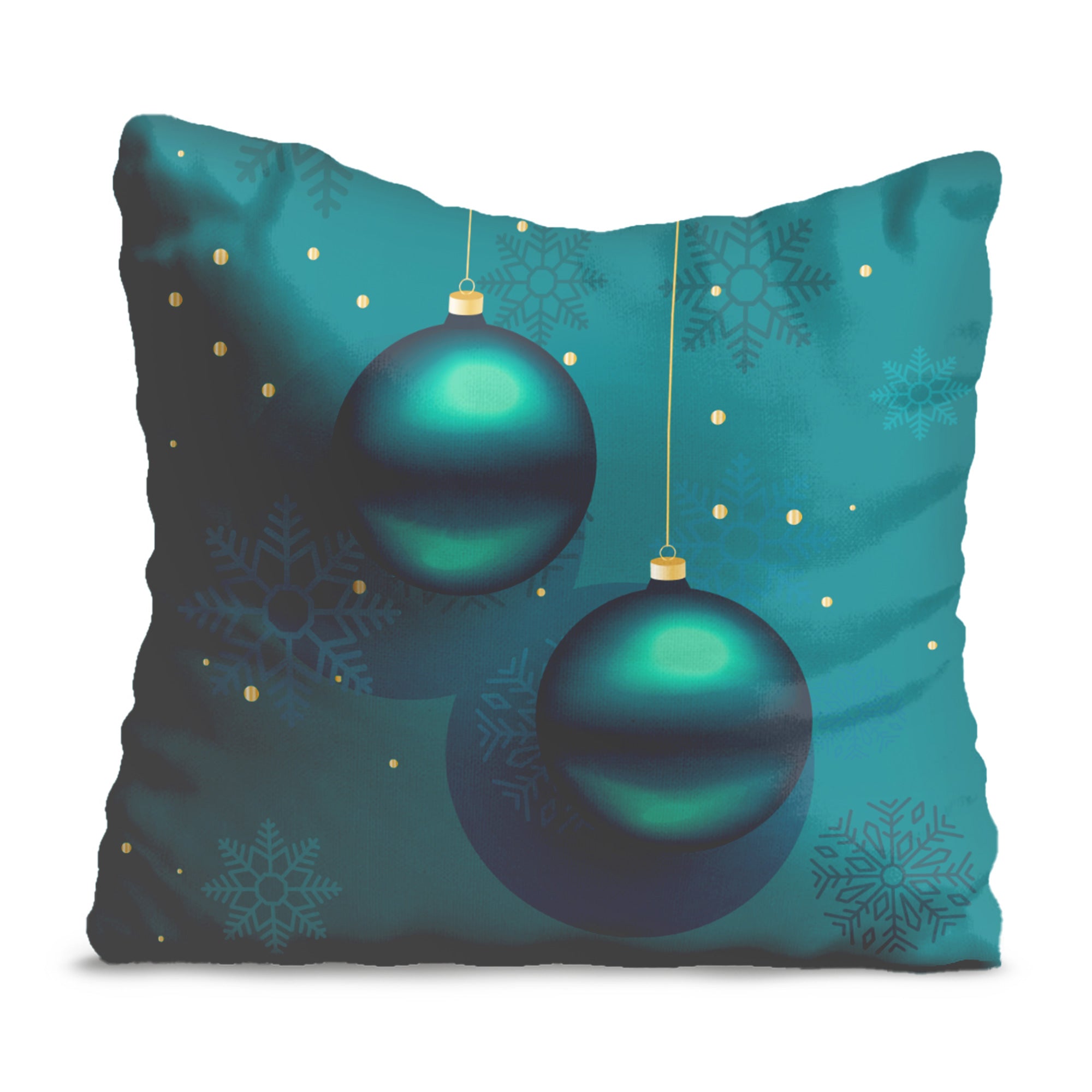 Poduszka Christmas Gold Balls-Velvet