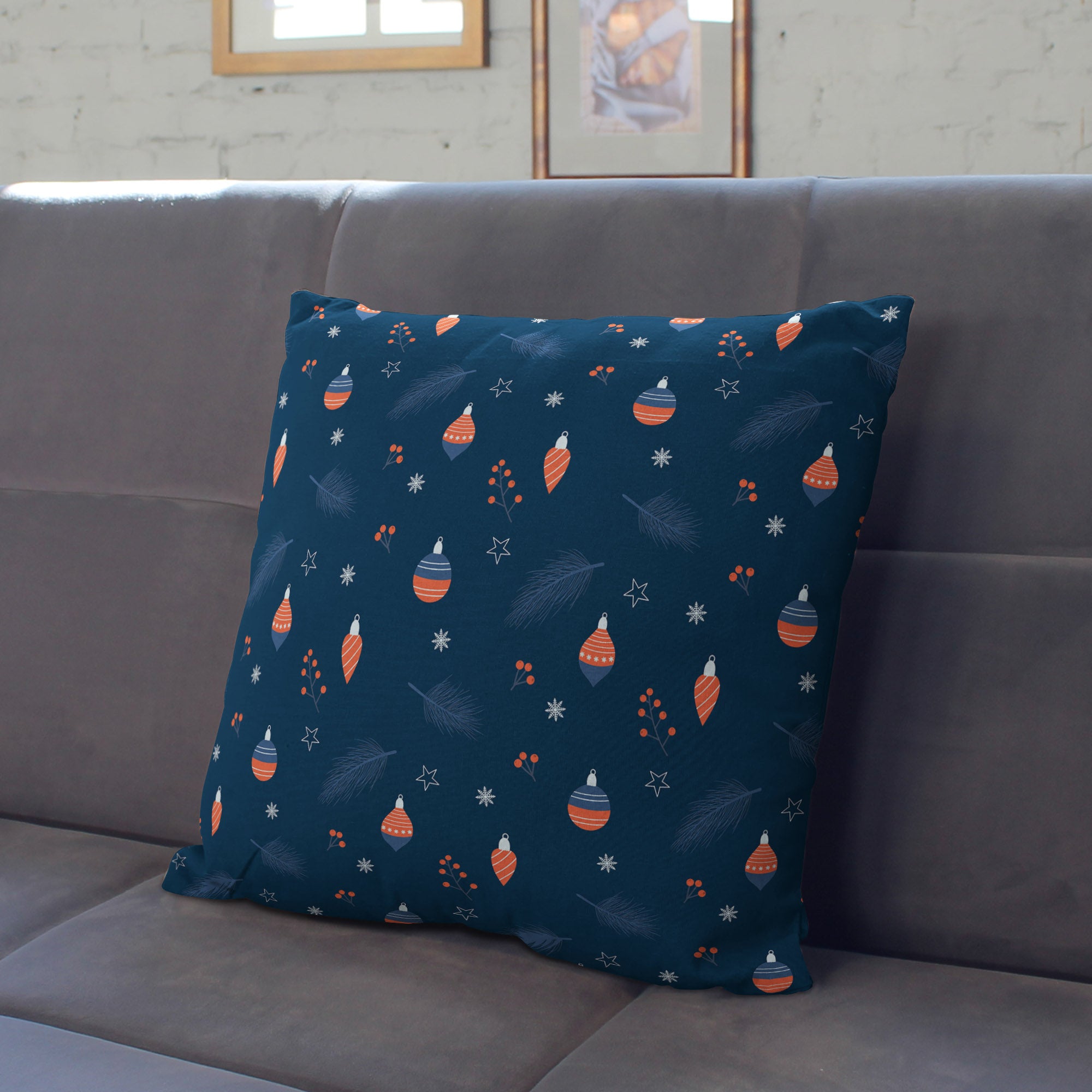 Christmas Mood-Velvet Pillow