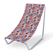 Leżak metalowy Colorful Flowers Pattern