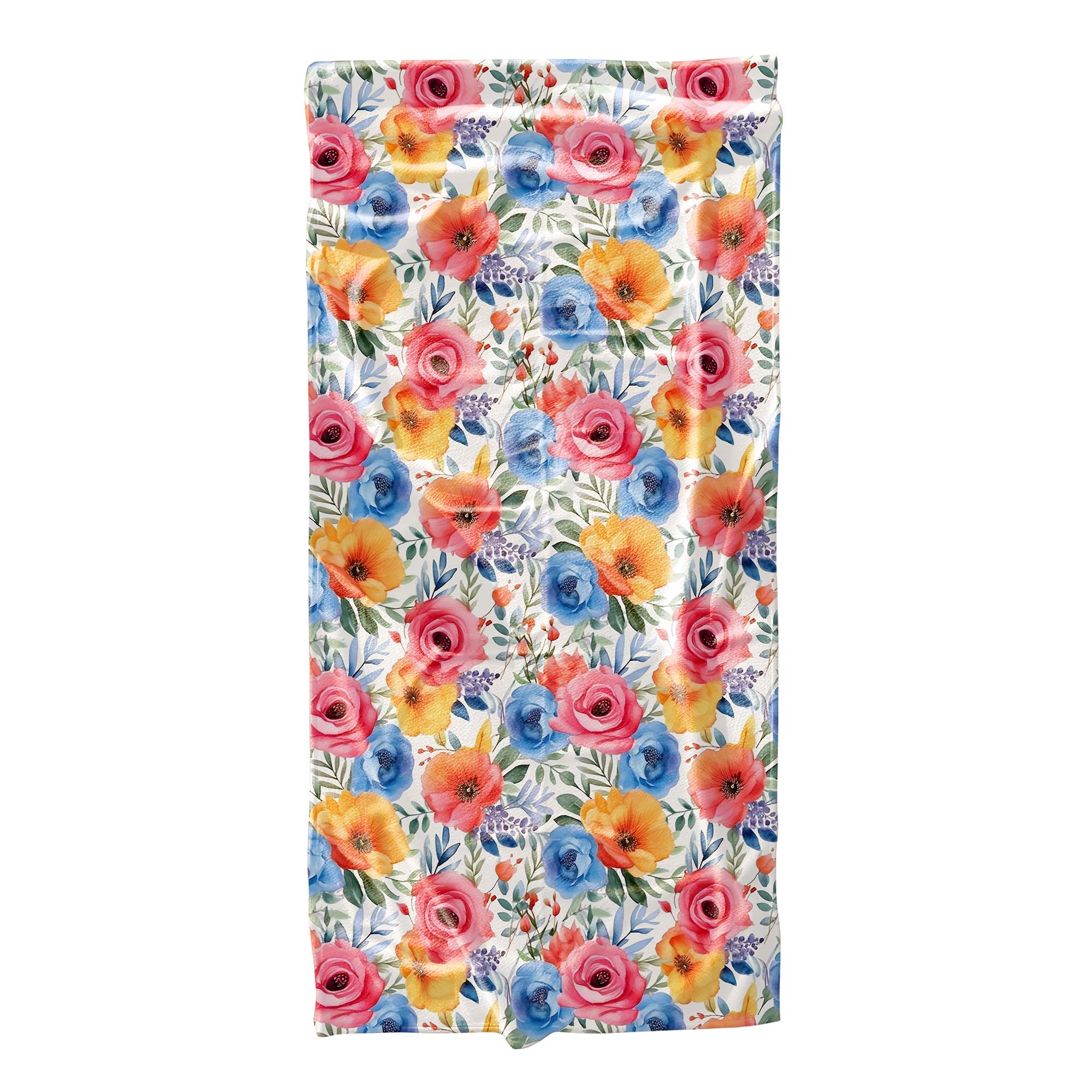 Handtuch Bunte Blumen-70x140 cm