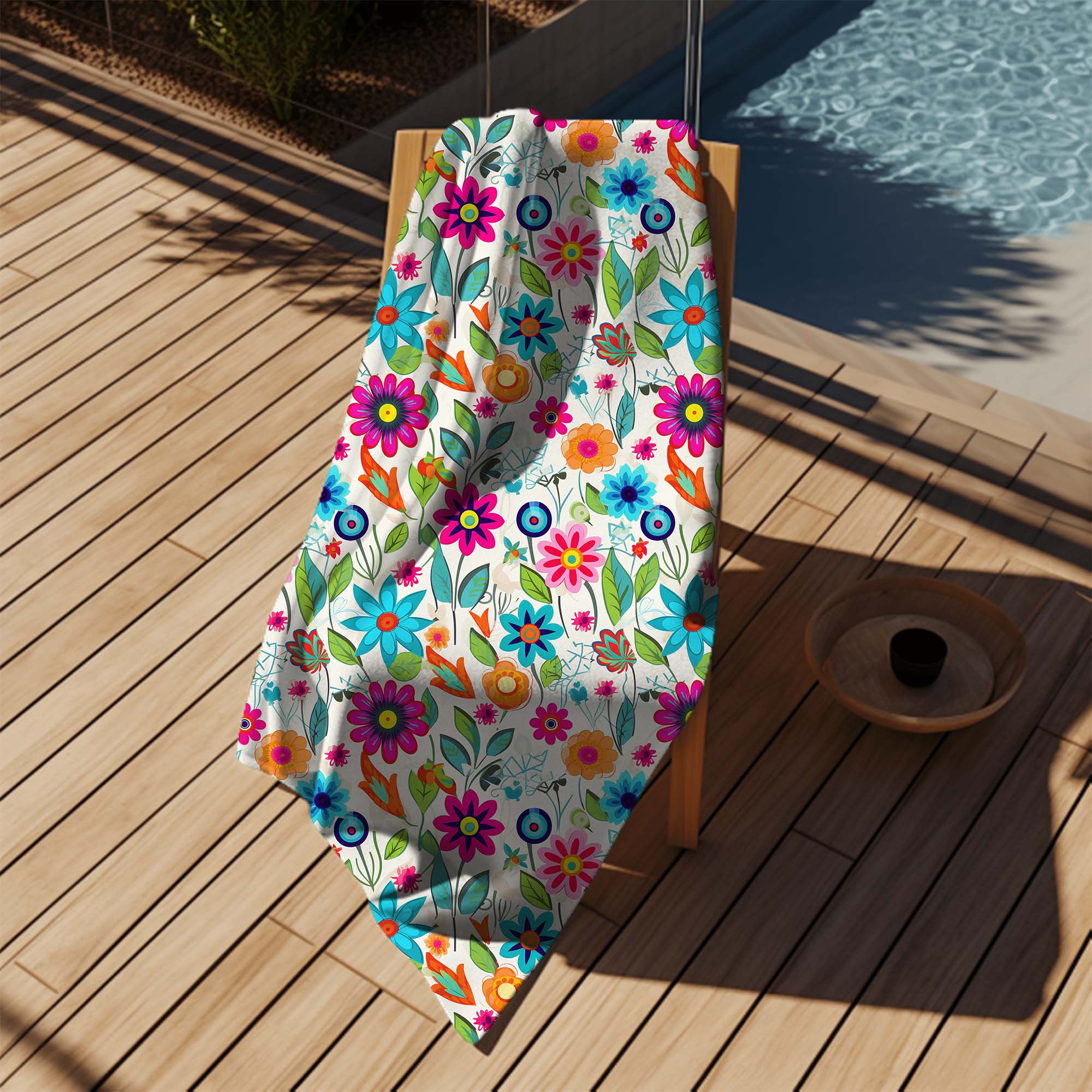 Towel Small Spring Flowers-70x140 cm