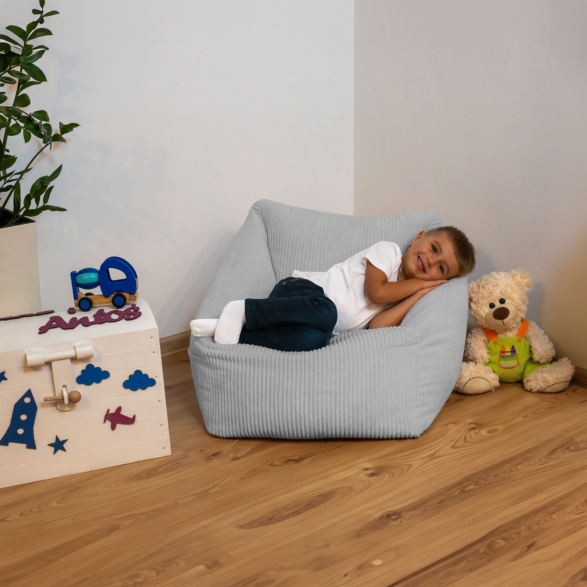 Fotel Dziecięcy Cool Gray