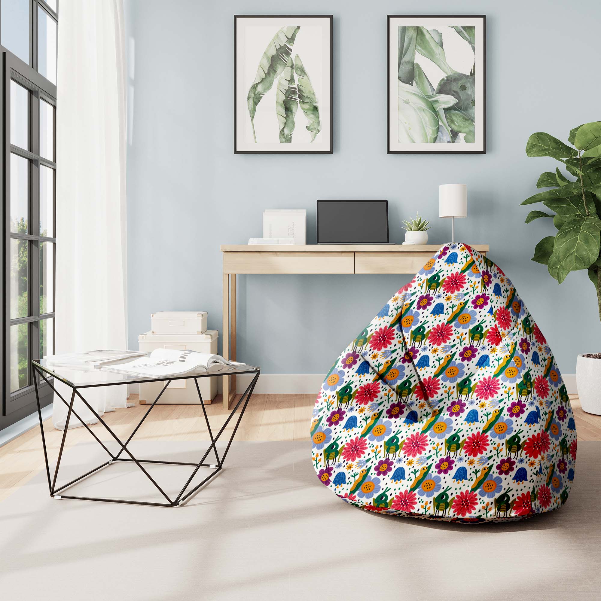 Puf Pearshape Cute Bugs-M-Oxford