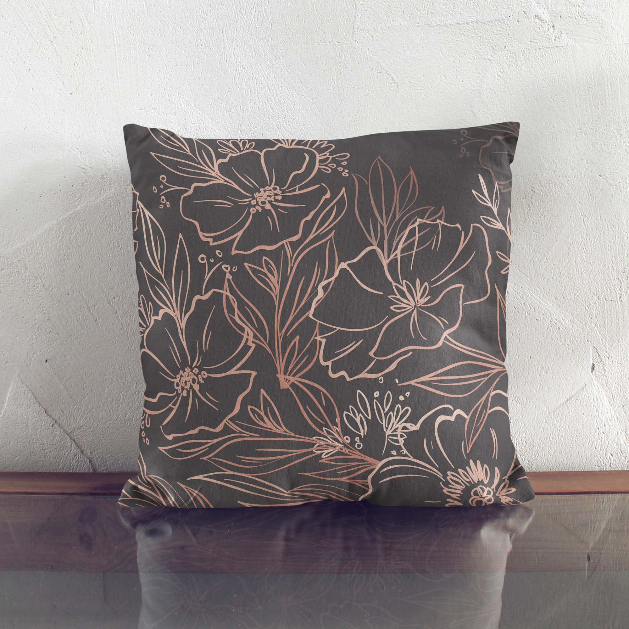 Poduszka Dark Flowers Mystery-Velvet
