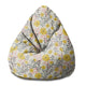 Pearshape Pouf Yellow Daffodil-S-Oxford