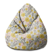 Pearshape Pouf Yellow Daffodil-M-Oxford
