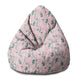 Puf Pearshape Sweet Leaves Pattern-M-Oxford