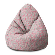Puf Pearshape Small Pink Flowers