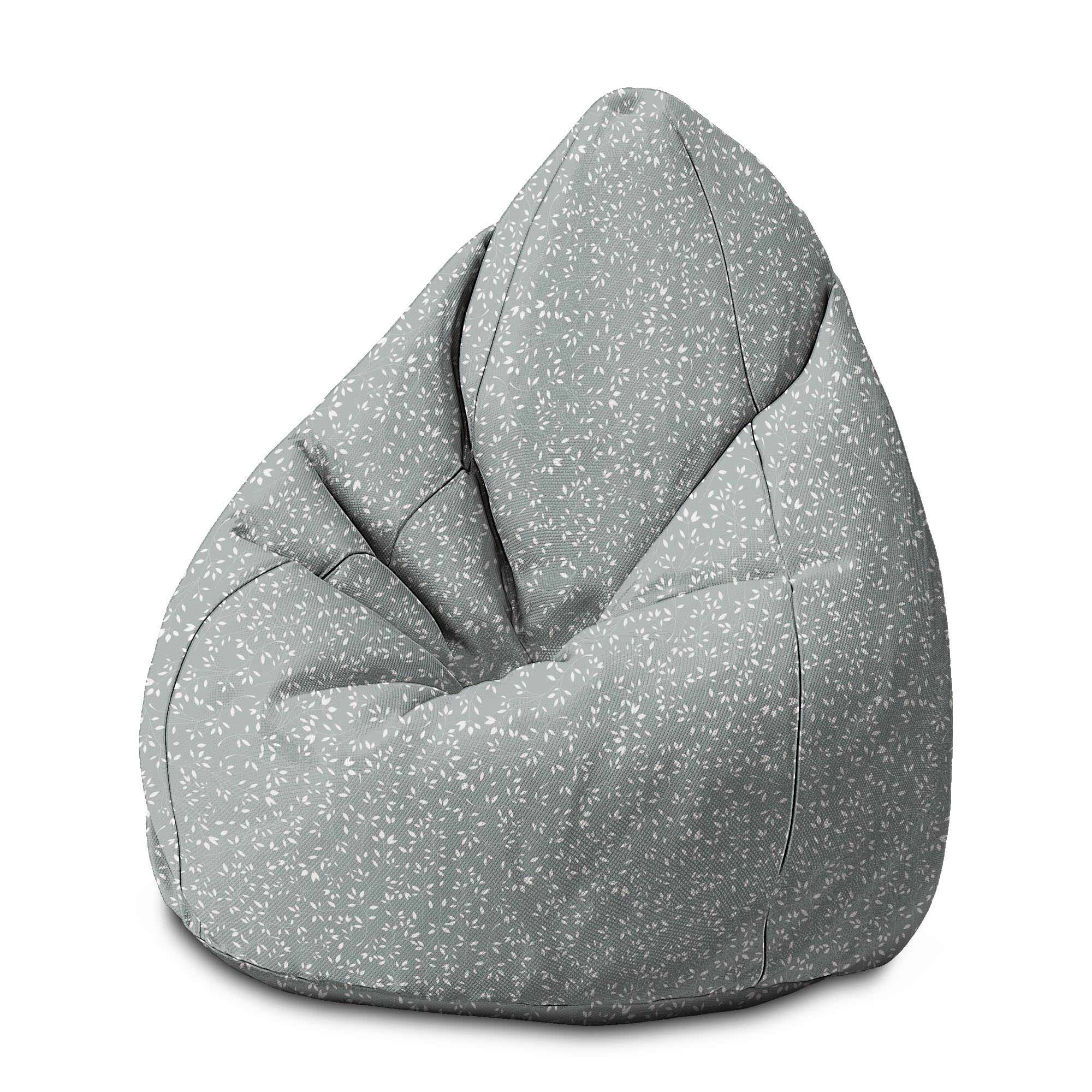 Puf Birnenform Einfaches Blumenmuster