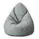 Puf Birnenform Einfaches Blumenmuster-M-Samt