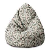 Puf Pearshape Pink Berries Pattern-S-Velvet