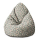 Puf Pearshape Pink Berries Pattern-S-Velvet