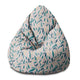 Puf Birnenform Gelbe Waldblumen