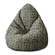 Puf Pearshape White Flower Meadow-S-Oxford