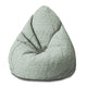 Pearshape Pouf Tiny White Flowers Meadow-M-Oxford
