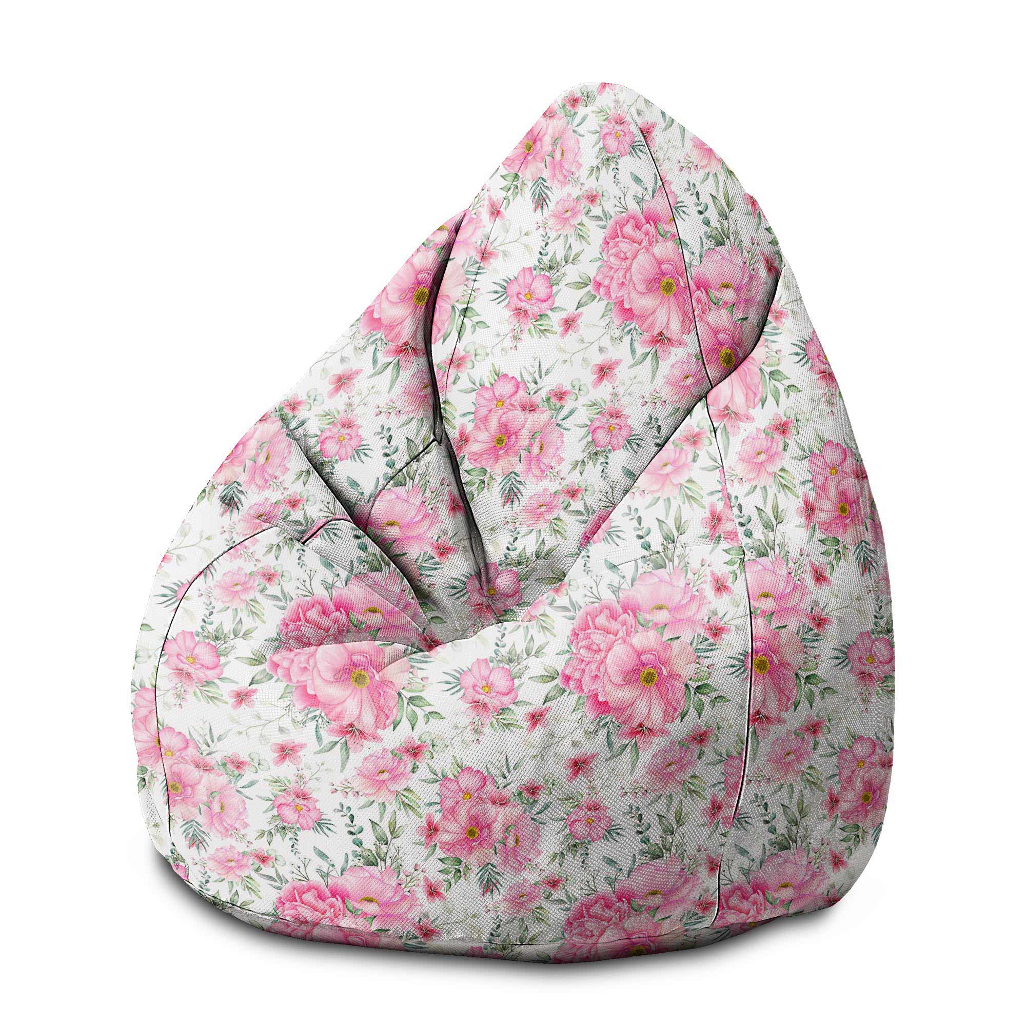 Puf Pearshape Rose Garden-S-Velvet