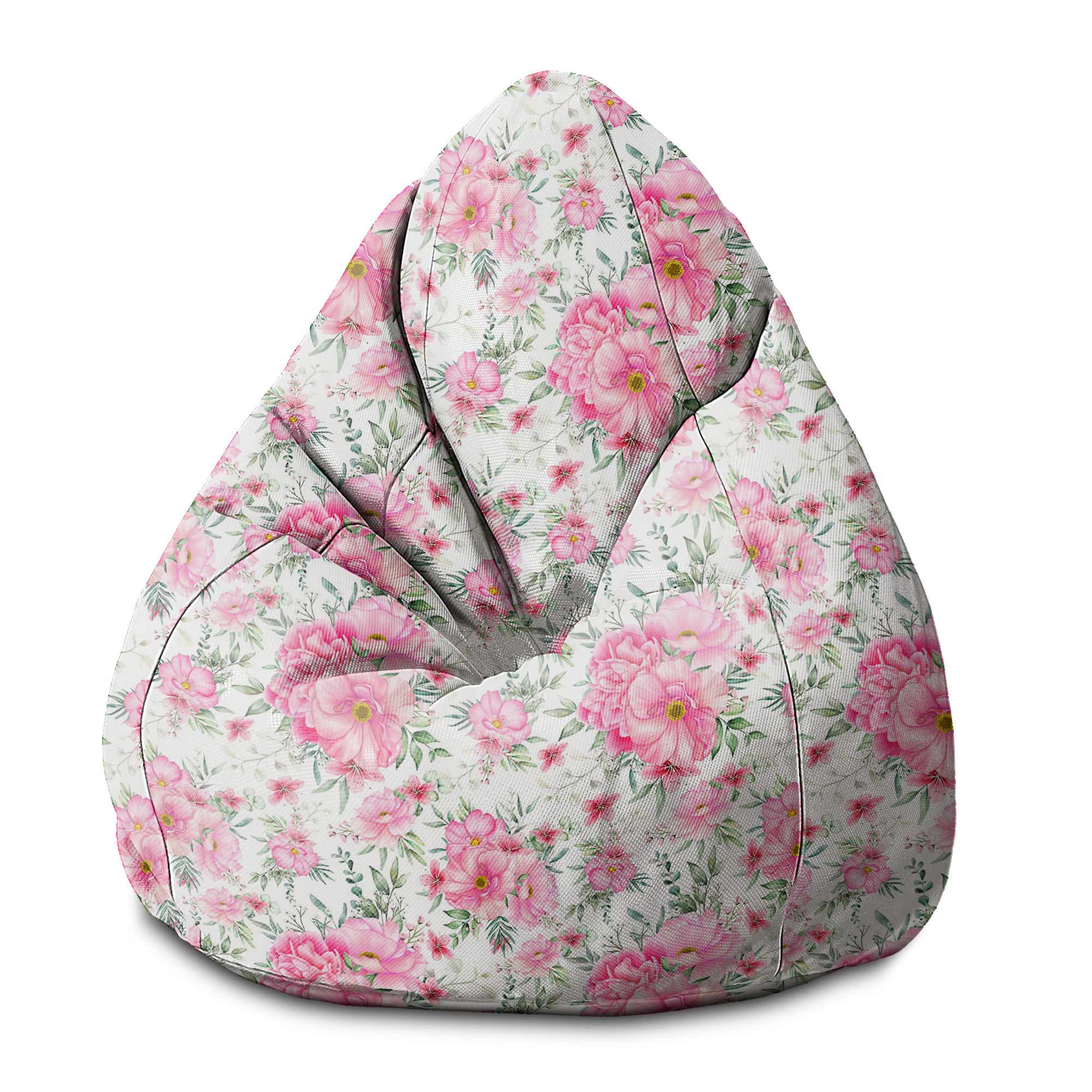 Puf Pearshape Rose Garden-S-Velvet