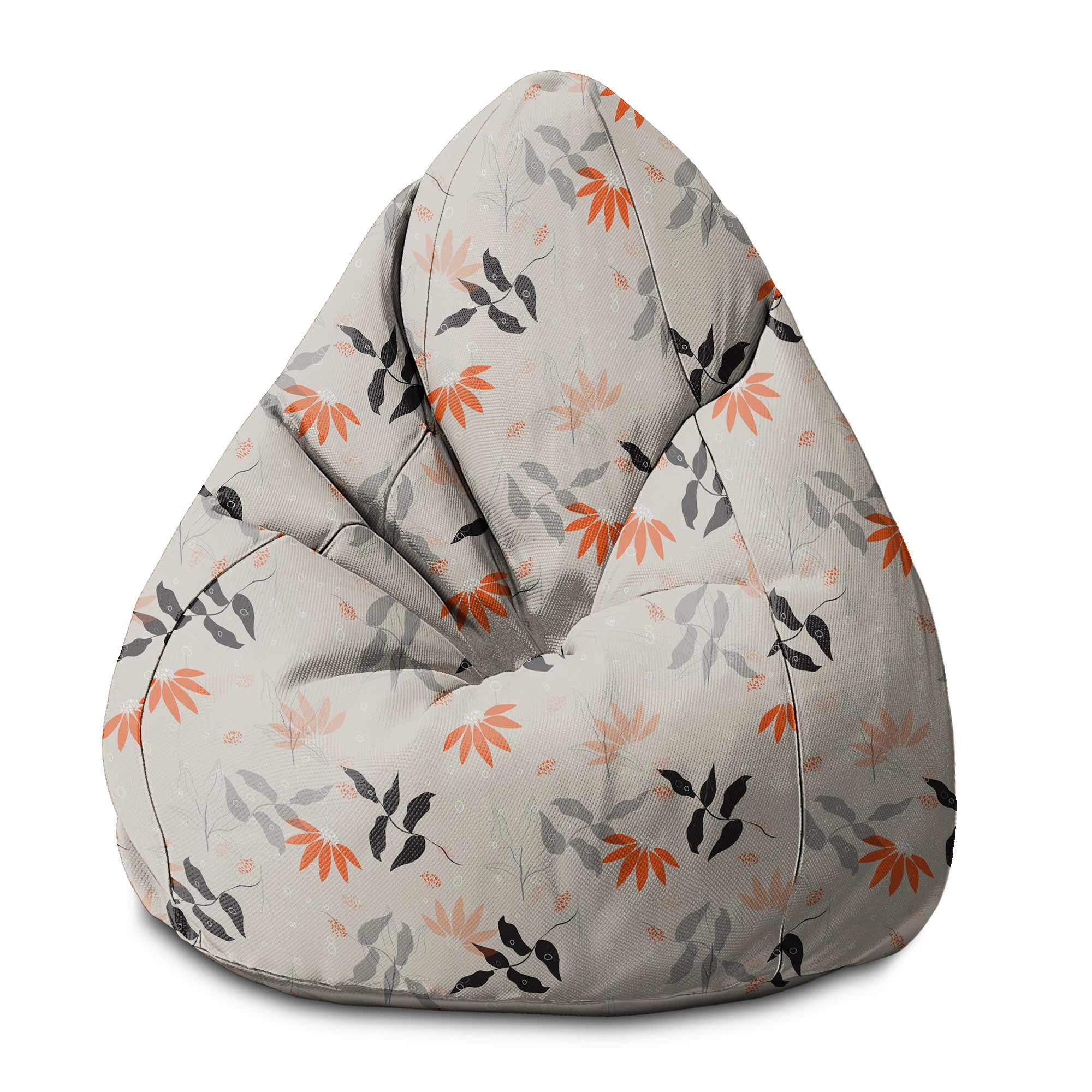 Puf Pearshape Podzimní květiny-M-Velvet