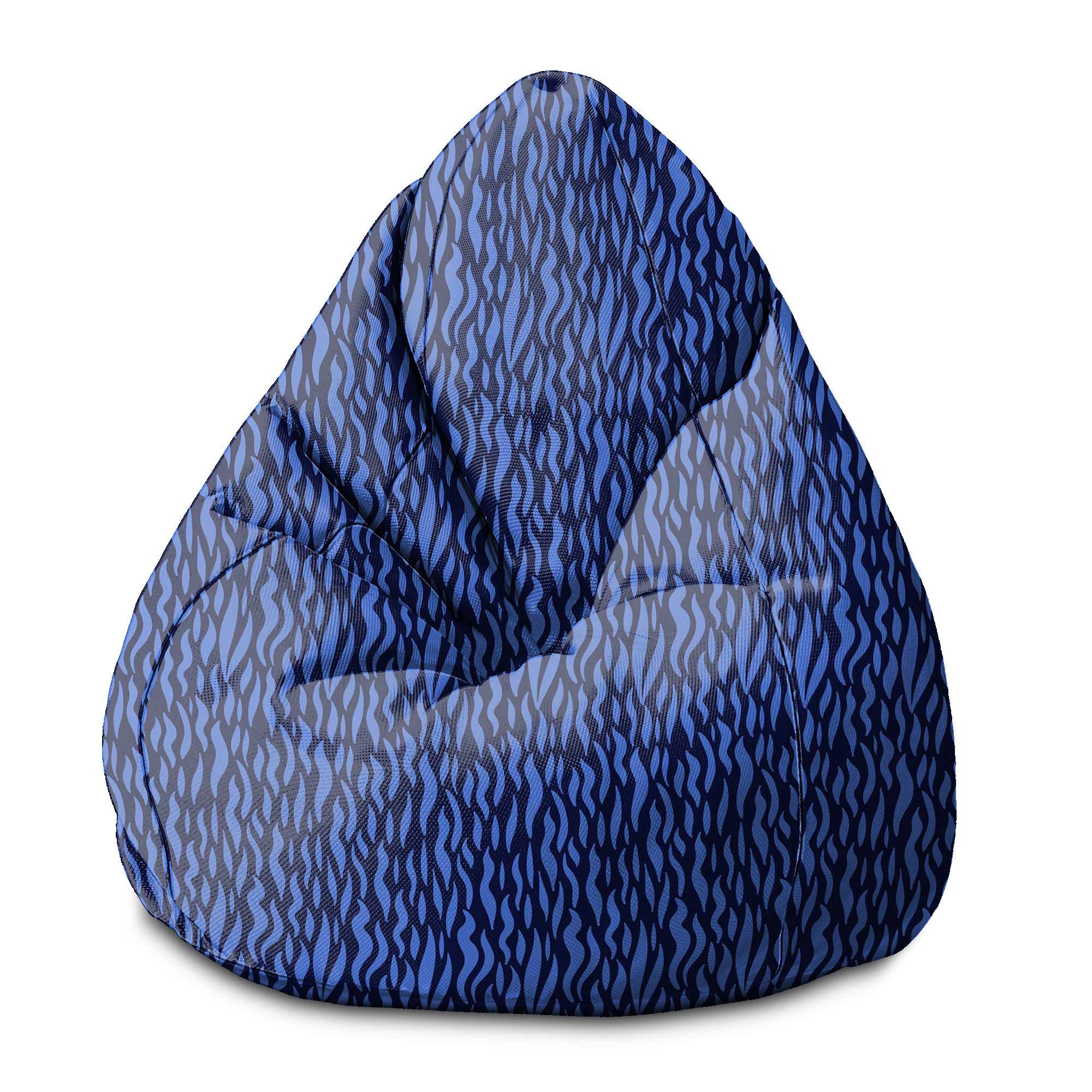 Puf Birnenform Wellen an-M-Velvet