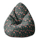 Pearshape Pouf Oxeye Daisy-S-Velvet