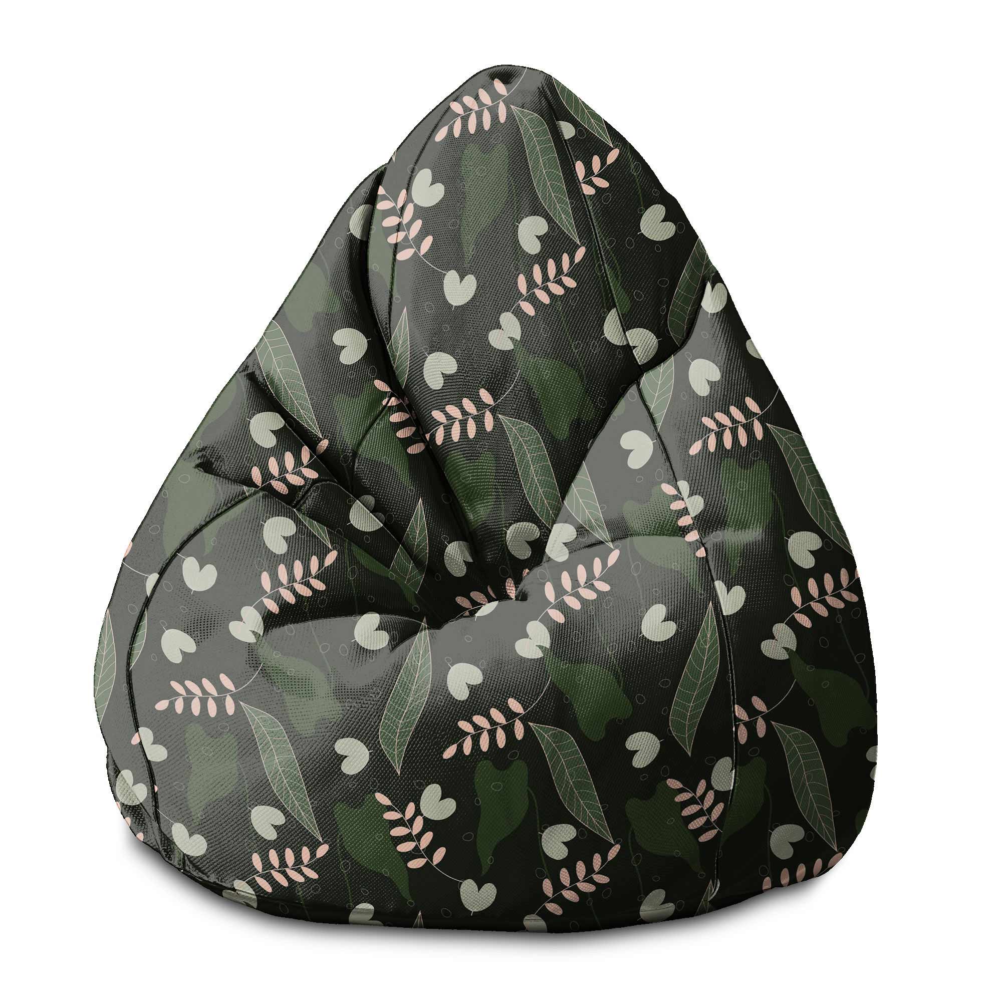 Pearshape Pouf Summer Night-S-Oxford