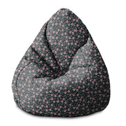 Puf Pearshape Romantic Flowers-M-Oxford