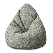 Puf Pearshape White Berries on Olive-S-Velvet