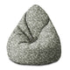 Puf Pearshape White Berries on Olive-S-Oxford