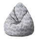 Pearshape Pouf Splash Floral Pattern-M-Oxford