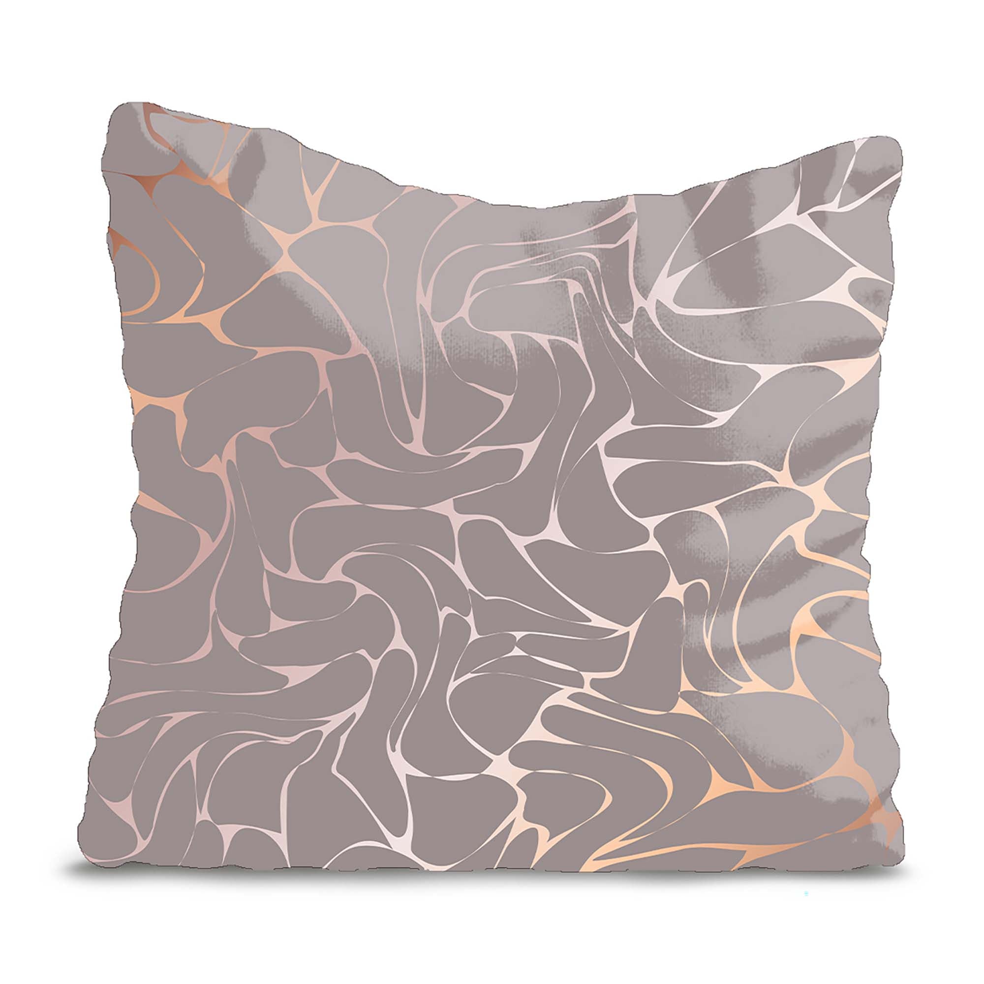 Kissen Goldener Wirbel-Velvet