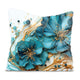 Kissen Aquarellblumen-Velvet