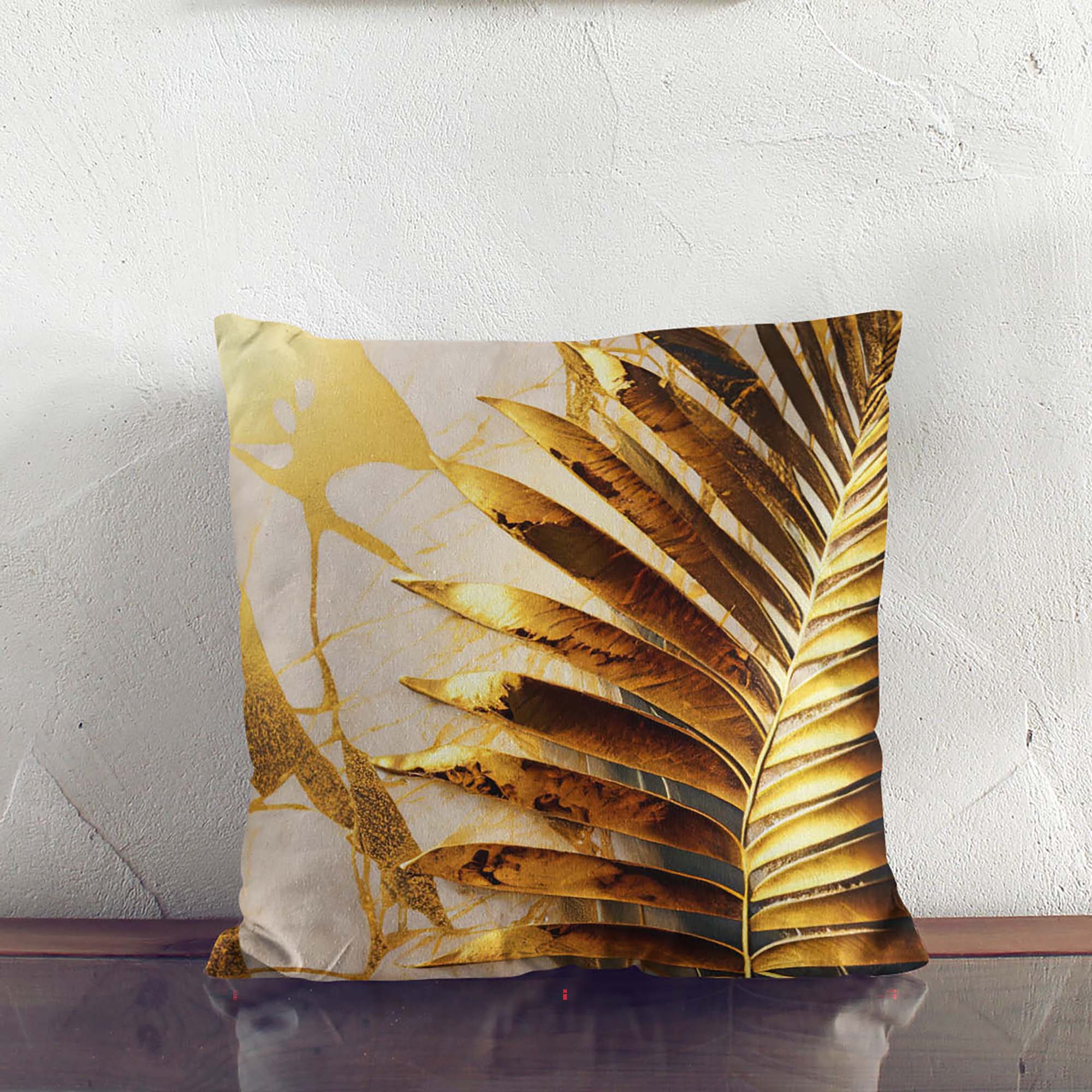 Kissen Golden Palm Leaf-Panama