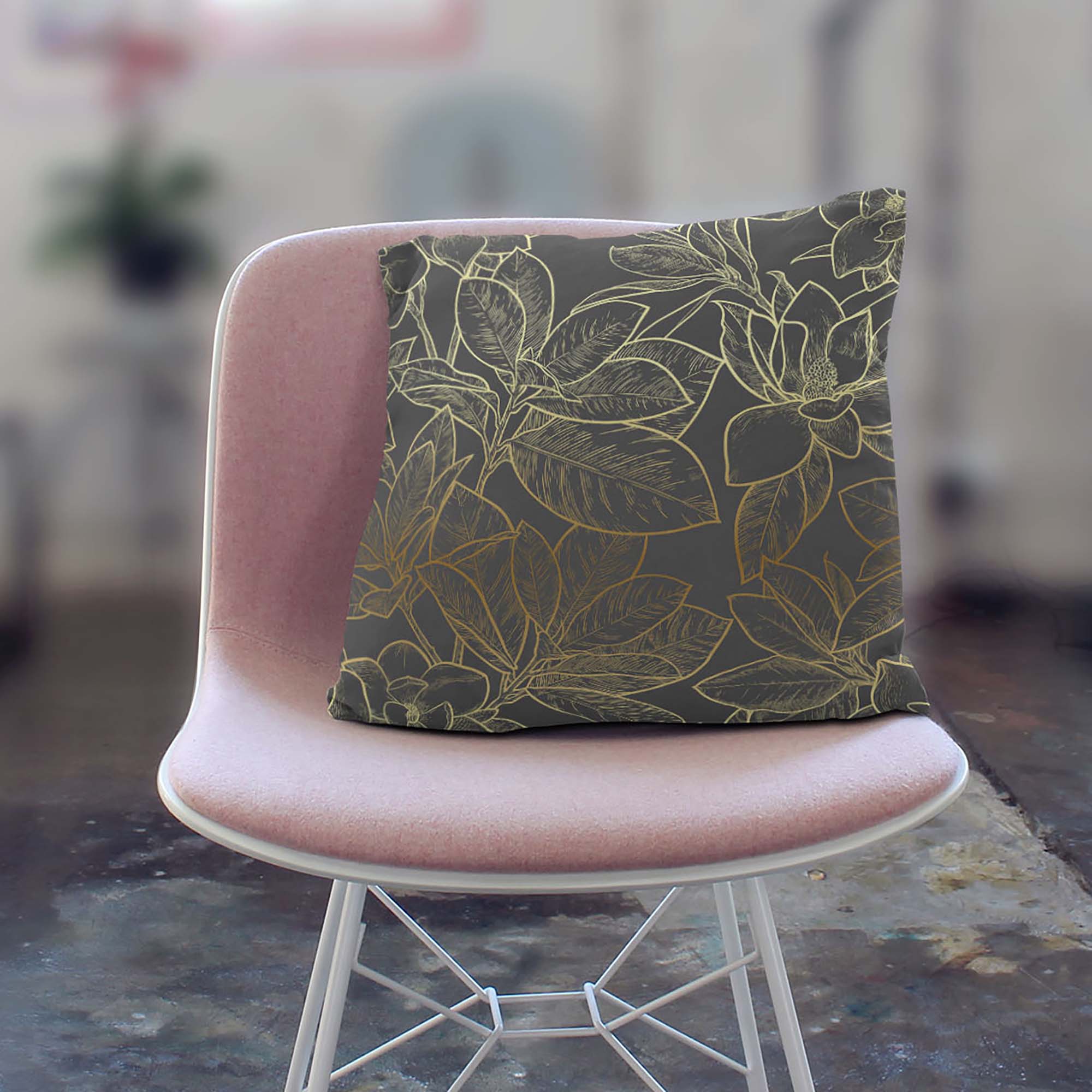 Poduszka Gold Leaf Pattern-Panama