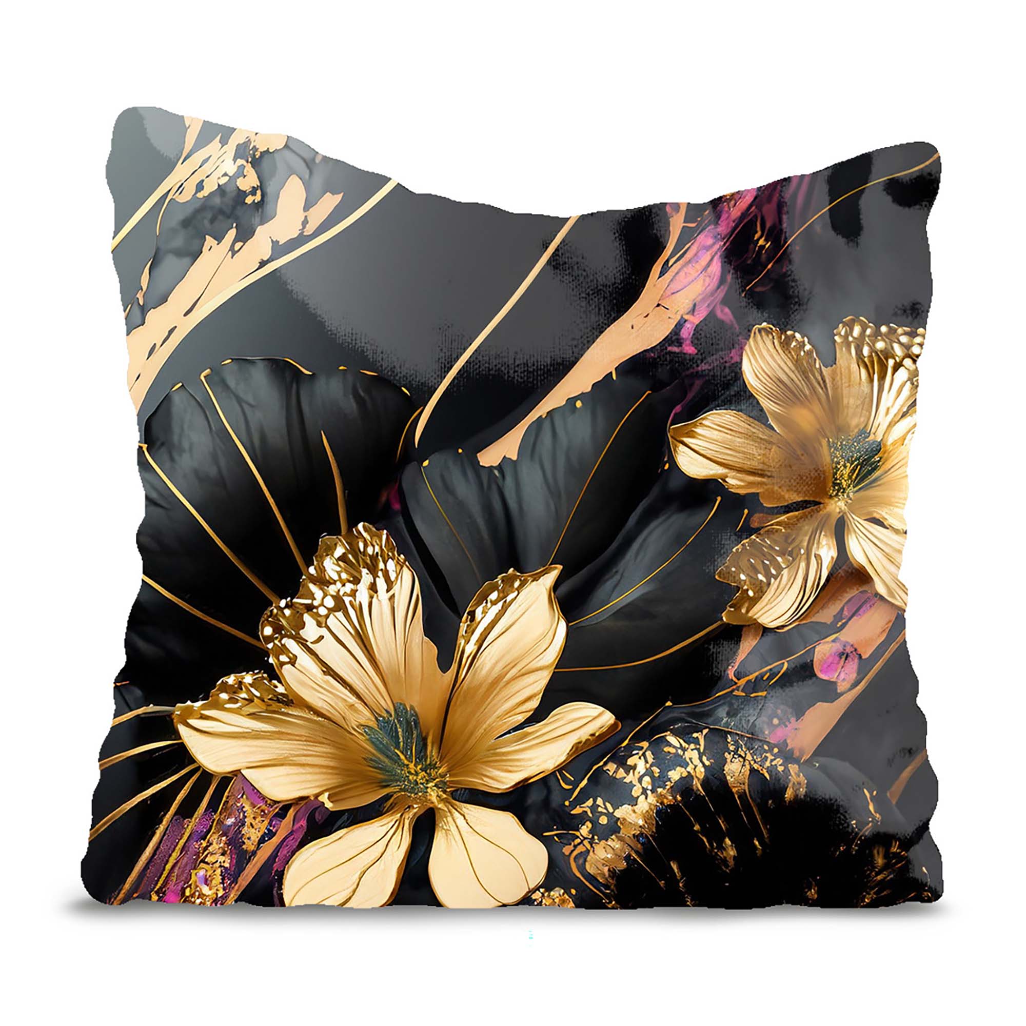 Poduszka Marable Gold Gardens-Velvet