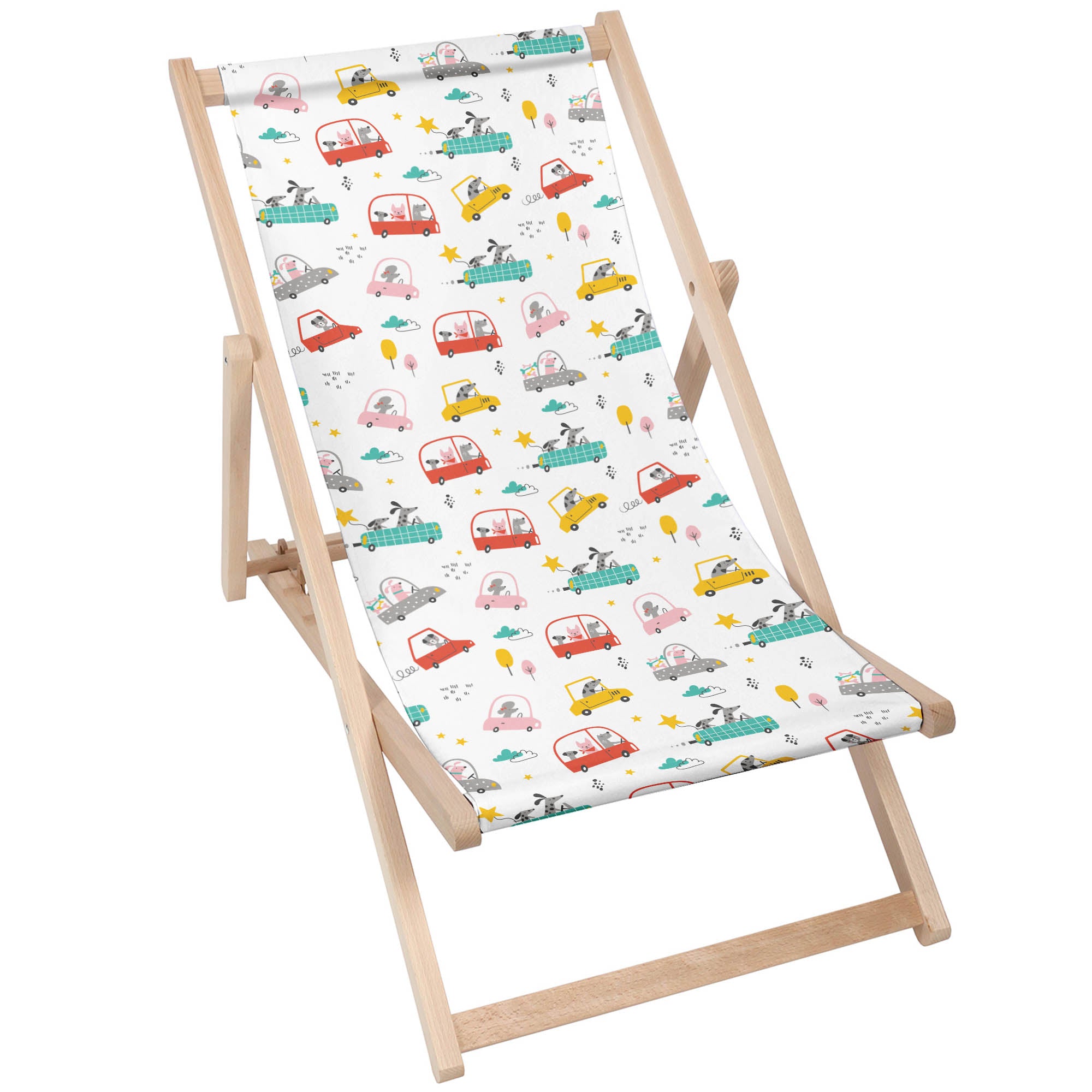 Leżak drewniany Traveling Dogs-M
