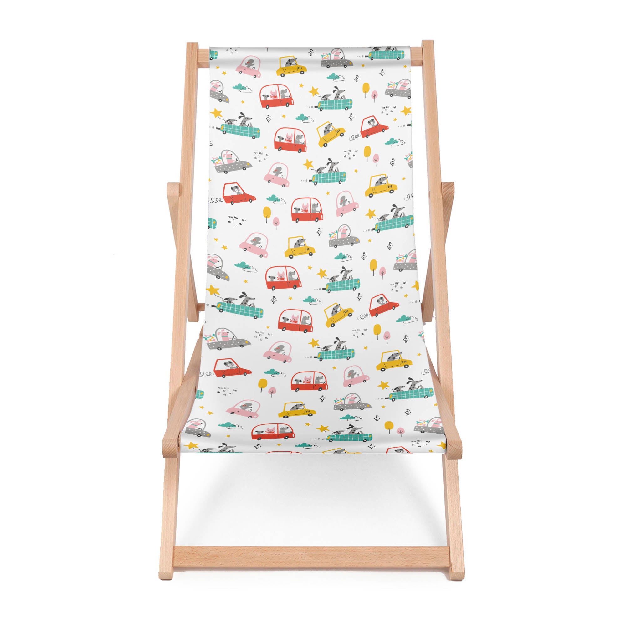 Leżak drewniany Traveling Dogs-M