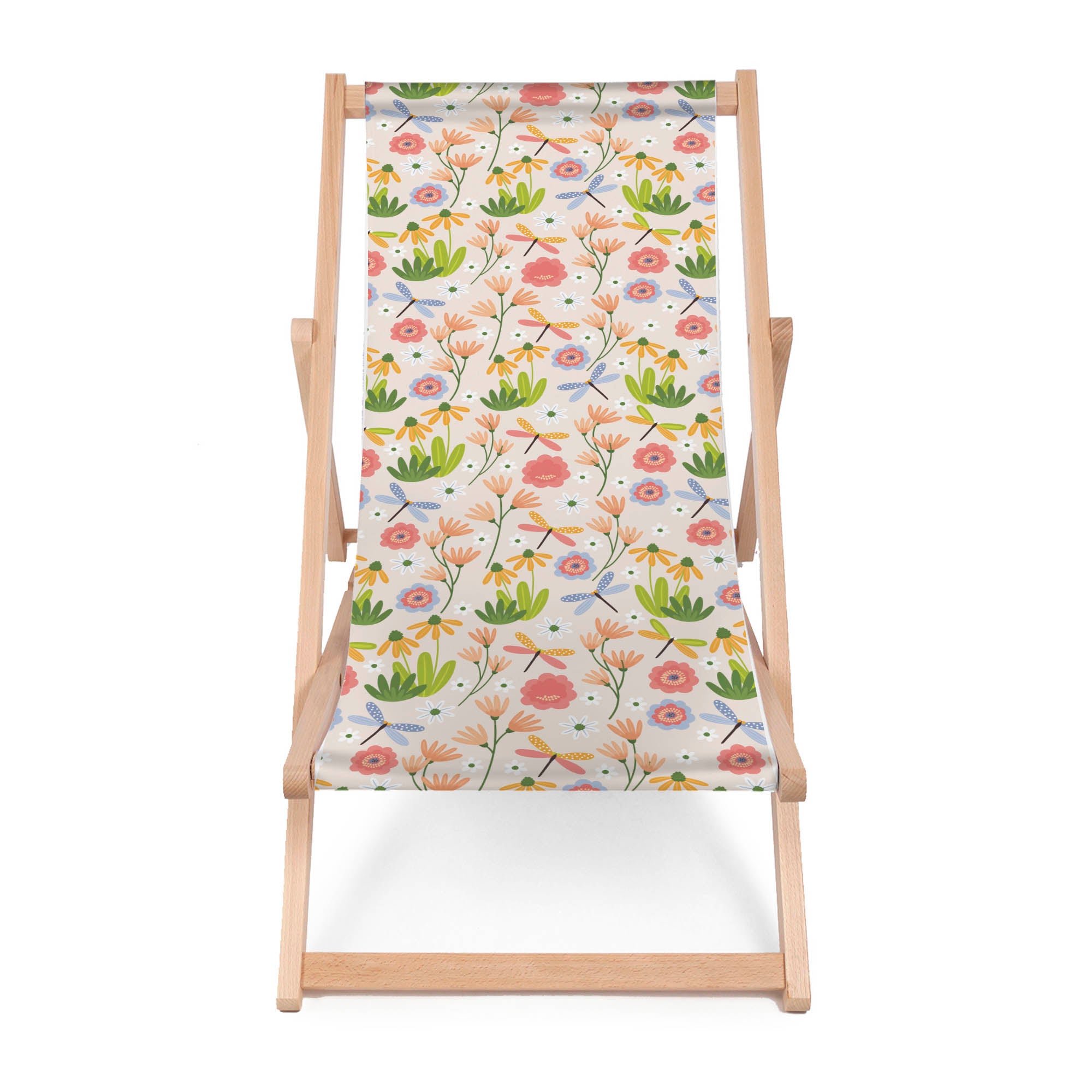 Leżak drewniany Garden Happiness-M