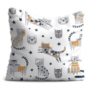 Kissen Cartoon Lustige Katzen-Velvet
